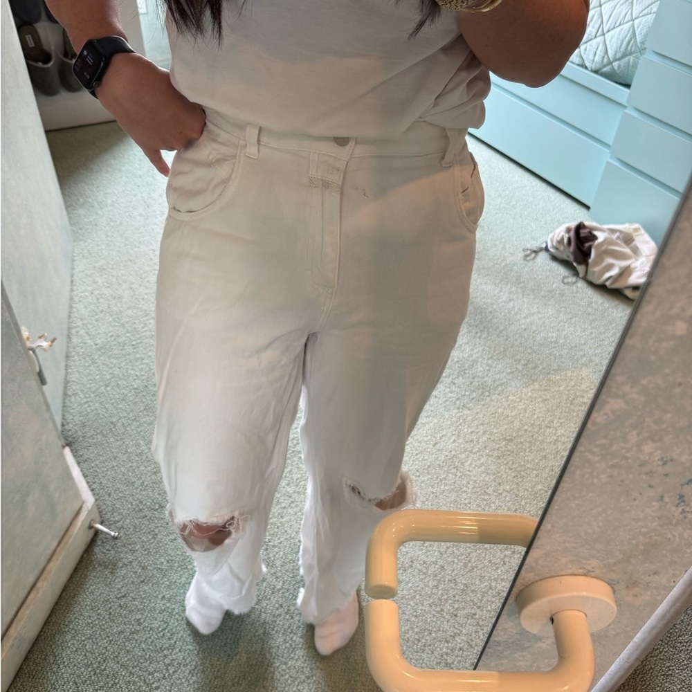 Closed Cream High-Waist Jeans - Picture 9 of 10